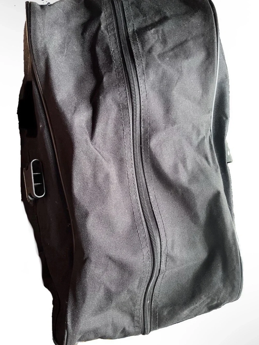 AITZ Expandable Rolling Garment Travel Bag Wheeled Luggage Black 19x19x12